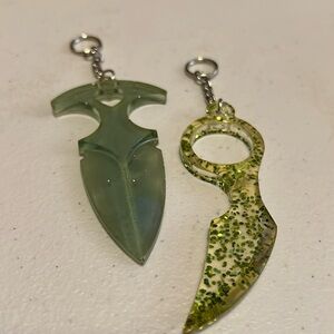 Resin self defense keychains
